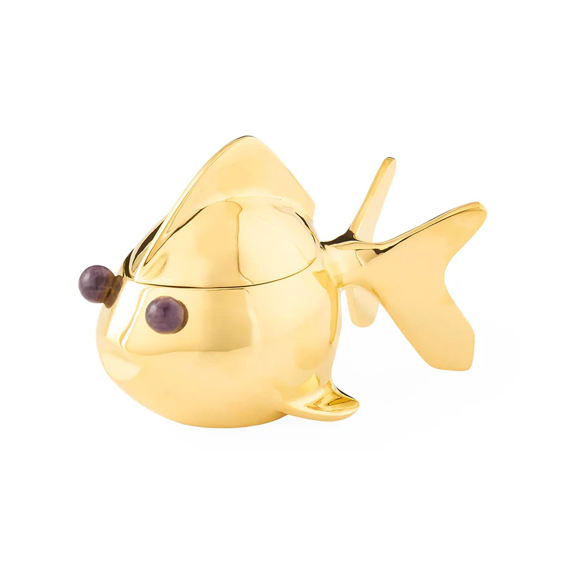 Messing-Goldfisch-Box